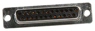 AMPHENOL COMMUNICATIONS SOLUTIONS L77DB25SU D SUB CONNECTOR, STANDARD, 25 POSITION,