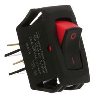 CARLING TECHNOLOGIES RSCA201-VB-B-9-V 船型开关, SPST, 20A, 125V, 面板