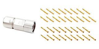 AMPHENOL SINE/TUCHEL MA7CAP1700S-S2-KIT SENSOR CONN, M23, PLUG, 9POS, CRIMP