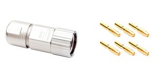 AMPHENOL SINE/TUCHEL MB7CKN0600-S1-KIT CIRCULAR CONN, PLUG, 6POS, CRIMP