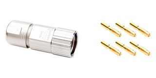AMPHENOL SINE/TUCHEL MB7CKN0600-S3-KIT SENSOR CONN, M23, RCPT, 6POS, CRIMP