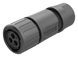 AMPHENOL SINE/TUCHEL RTS6BS14N3S03 CIRCULAR CONN, PLUG, 3POS, CRIMP