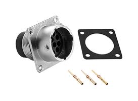 AMPHENOL SINE/TUCHEL RT001823PNH-K 圆形连接器, 母, 23路, 压接