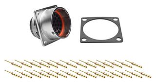 AMPHENOL SINE/TUCHEL RT002028PKNH03-K CIRCULAR CONNECTOR, RCPT, 28POS, FLANGE