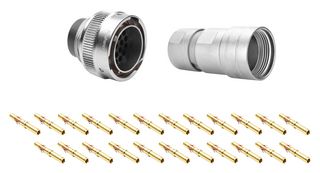 AMPHENOL SINE/TUCHEL RT061823PNH03SS-K 圆形连接器, 公, 23路, 电缆