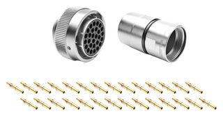 AMPHENOL SINE/TUCHEL RT062028SNH03SS-K CIRCULAR CONNECTOR, PLUG, 28POS, CABLE
