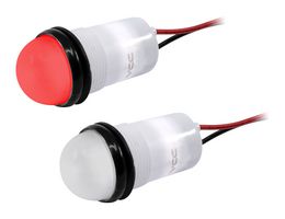 VCC / VISUAL COMMUNICATIONS COMPANY PML50SRFVW 指示灯, .688英寸直径 (17.5MM) 红色 LED, 面板安装