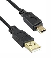 QUALTEK ELECTRONICS 3021021-16 电缆, USB, 2.0 A-MINI B 公, 16英尺