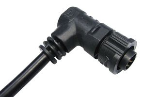 AMPHENOL LTW BD-03AFMM-QR8D01 电缆组件, 圆形直角型母-自由线端, 3.3英尺