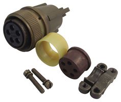 AMPHENOL INDUSTRIAL MS3106E18-11S.. CIRCULAR CONNECTOR PLUG, SIZE 18, 5POS,