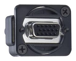 SWITCHCRAFT/CONXALL EHHD15FF HD D-SUB ADAPTER, 15POS, RCPT-RCPT