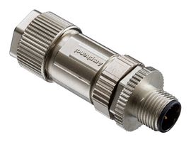 AMPHENOL LTW MSDS-04BMMB-SL7001 现场安装, 过模, M 系列, M12, 4A, 04 引脚