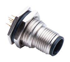 AMPHENOL LTW M12A-08PMMP-SF8002. 过模, M 系列, M12, 2A, 08 引脚, 母