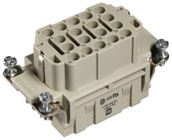 HARTING 09320183101 RECTANGULAR HAN INSERT, FEM, 18 POSITION