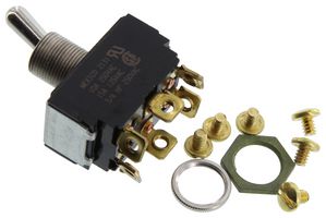EATON 7564K6 开关, 拨动, DPDT, 15A, 250V