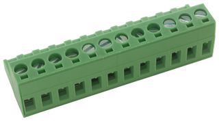 MULTICOMP EBH-12-D 接线端子块, 欧式, 12路 24-12AWG