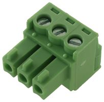 MULTICOMP EBK-03-B TERMINAL BLOCK, EUROSTYLE, 3 POSITION 24