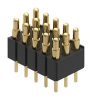 MILL-MAX 804-22-018-10-004101 CONNECTOR, HEADER, 18POS, 3ROW, 2.54MM