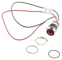 APEM Q12P3CXXHR24E 面板指示器, 12MM, 红色, 24VDC