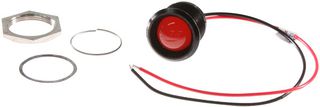APEM Q22P5BKKR28E 发光二极管指示器, 22MM, 凸显, 28V
