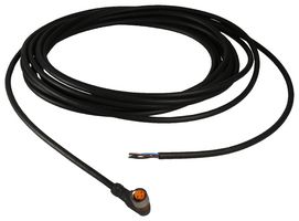 LUMBERG AUTOMATION RKMWV 3-224/5M 单端传感器电缆, 直角型, M8, 3路, 母, 5M
