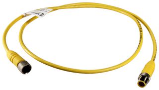 LUMBERG AUTOMATION RST 4-RKT 4-633/1M SENSOR CORDSET, M12 4 POSITION MALE TO F