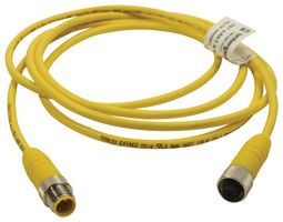 LUMBERG AUTOMATION RST 4-RKT 4-633/2M SENSOR CORDSET, M12 4 POSITION MALE TO F