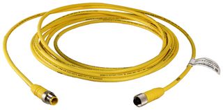 LUMBERG AUTOMATION RST 5-RKT 5-612/5M 传感器电缆, M12, 5路, 公至母, 5M
