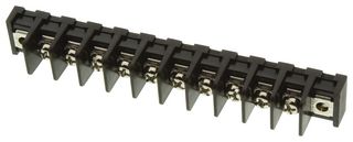 MULTICOMP PRO MC001356. TERMINAL BLOCK, BARRIER, 10POS, 14AWG