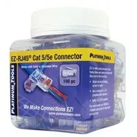 PLATINUM TOOLS 202003J 连接器, EZ--RJ45 CAT5
