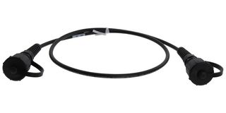 STEWART CONNECTOR 67PPD-030-K PATCH CORD, CAT6A, RJ45 PLUG-JACK, 3M