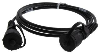 STEWART CONNECTOR 67PPD-020-K 连接线, CAT6A, RJ45 插头-插座, 2M