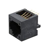 AMPHENOL COMMUNICATIONS SOLUTIONS 90598-006LF 连接器, RJ45, 插座, 8P8C, 1端口, CAT3, TH