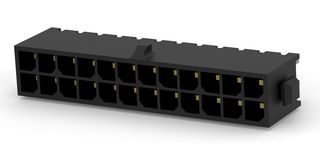 AMP - TE CONNECTIVITY 5-794632-4 线至板连接器, 针座, 24路, 2排, 3MM