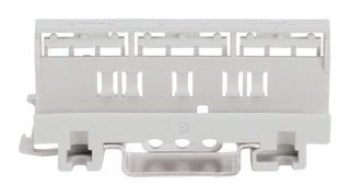 WAGO 221-501. 安装载体, PA66, DIN 轨, 灰色