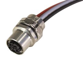 HARTING 21035962506 传感器线缆, 4P M12 母-自由线端, 11.8英寸