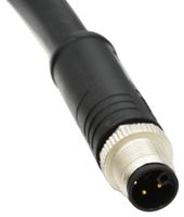 AMPHENOL LTW M12L-05BMMM-SL8H01 SENSOR CORD, 5P M12 PLUG-FREE END, 3.3FT
