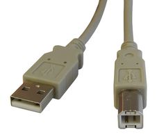 STEWART CONNECTOR SC-2ABE010F 电缆, USB 2.0 A 公 / B 公