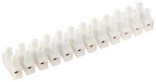 IDEAL 89-610 TERMINAL BLOCK, BARRIER, 12 POSITION, 22