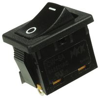 NKK SWITCHES CWSA11AAN1S 船型开关, SPST, 6A, 250VAC, 黑色