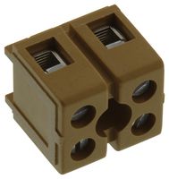 WEIDMULLER 0273820000 TERMINAL BLOCK, BARRIER, 2POS, 12AWG