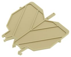 WEIDMULLER 0485760000 固定板, 米色, 3MM, 端子块