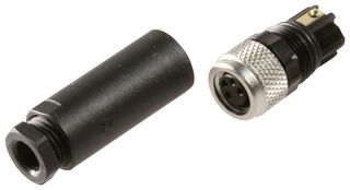 TURCK B 5143-0 传感器连接器, M8, 母, 4路, 电缆