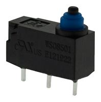 E-SWITCH WS0850100F070SA. 微动开关, 柱塞型, SPDT, 1A, 24VDC