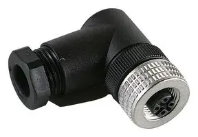 HIRSCHMANN ELWIKA 4012 PG 7 BLACK* 传感器连接器, M12, 母, 4路, 电缆