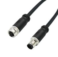 MUELLER ELECTRIC CL4AC07M002 CABLE ASSY, 4P M12 PLUG-RCPT, 6.6