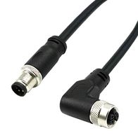 MUELLER ELECTRIC CL5AD08M002 CABLE ASSY, 5P M12 PLUG-R/A RCPT, 6.6