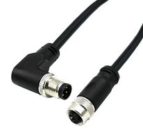 MUELLER ELECTRIC CL4BC07M010 CABLE ASSY, 4P R/A M12 PLUG-RCPT, 32.8