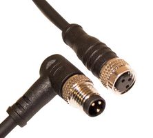 MUELLER ELECTRIC C83BC01M003 CABLE ASSY, 3P R/A M8 PLUG-RCPT, 9.8