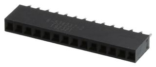 AMP - TE CONNECTIVITY 6-534237-2 300008008,板至板连接器, 母, 14路, 1排, 2.54MM